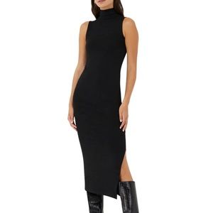 French connection midi dress with slit